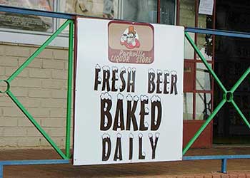 Fresh beer baked daily