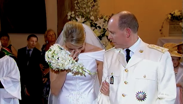 The moment when Charlene's tears began...