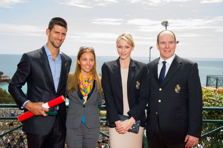 HSH Prince Albert II will give the Vermeil Medal for Physical Education and Sport to Novak Djokovic