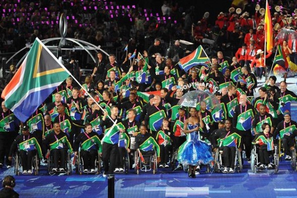 South Africa at London Paralympic Games 2012 Opening