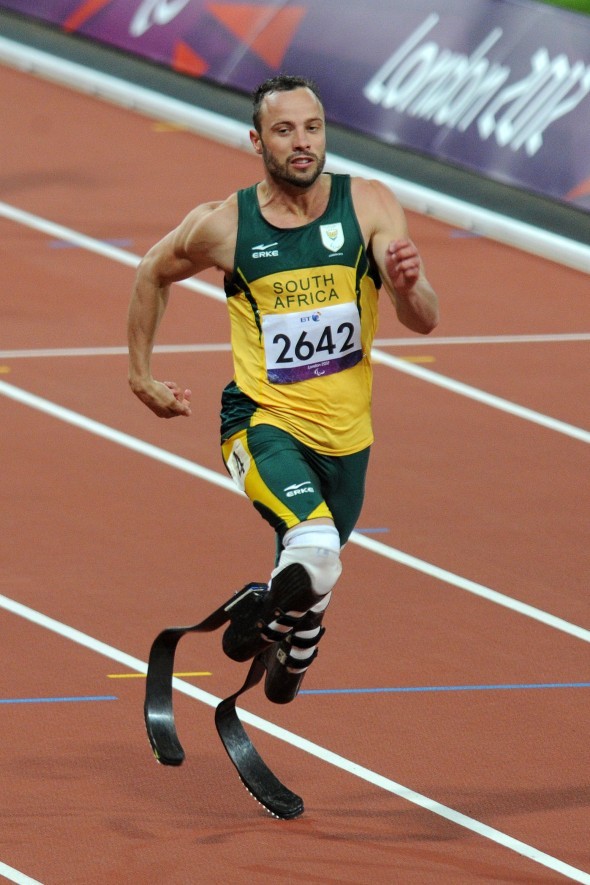 South African sports hero Oscar Pistorius