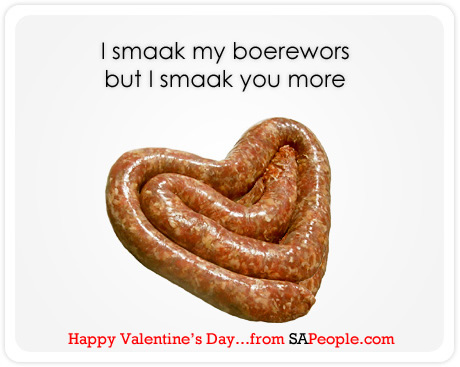 I smaak my boerewors but I smack you more