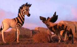 Young half-striped zebra Khumba has to save the day when his herd suffers the effect of a drought. The film was snapped up by international distributors when it screened at Cannes in May. R