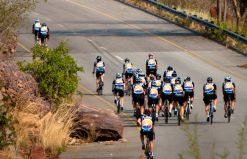 Riders face the ascent into the Waterberg in 2012.(Images: Change a Life) 