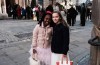 Kenya and her friend Lucia, ready to meet the Lord Mayor