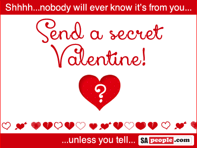 Send a Secret Valentine's Day Message PLUS R100 Voucher - SA People