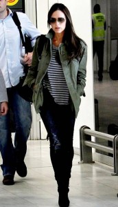 Victoria Beckham arrives in South Africa