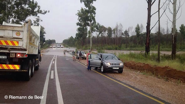 Lephalale roads flooded