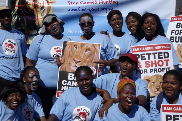 Global March for Lions in Cape Town