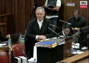 Advocate Barry Roux.