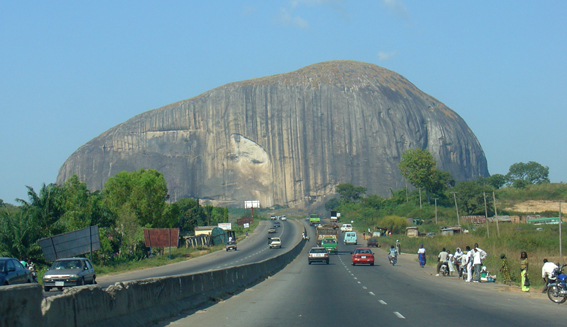 Zuma Rock in Nigeria.