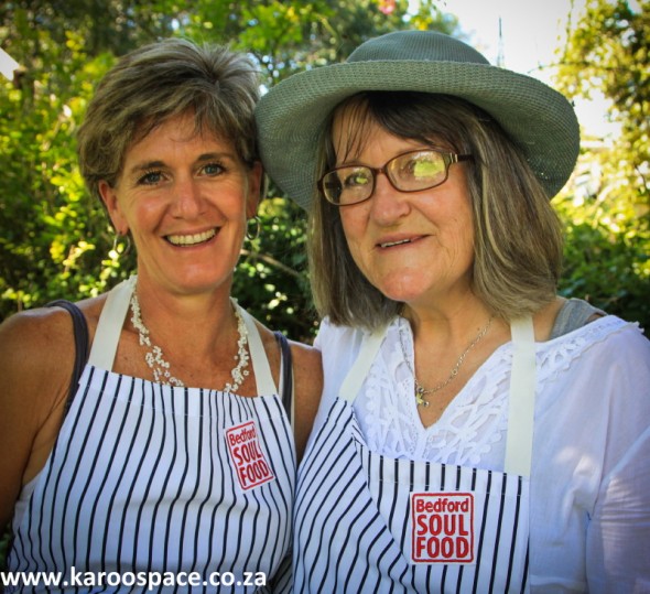 Kim van Niekerk and Cathy Knox – the driving forces behind the Bedford food scene.