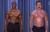 Jimmy Fallon and his body double