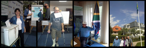 From Croatia to Budapest to vote for South Africa