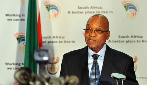 President Jacob Zuma announces his new Cabinet. Source: GCIS