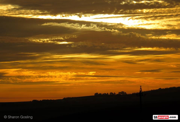 Sunset near Malmesbury