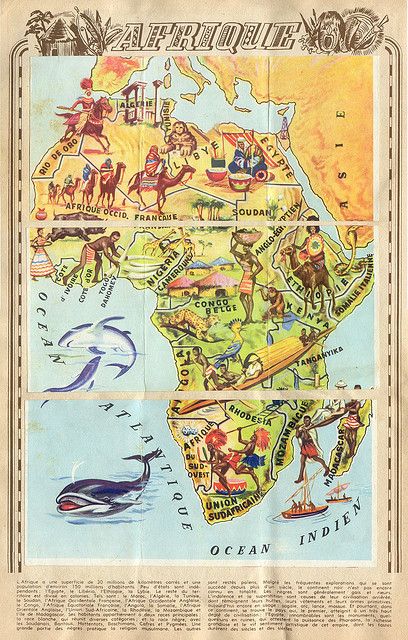 Historical map of Africa