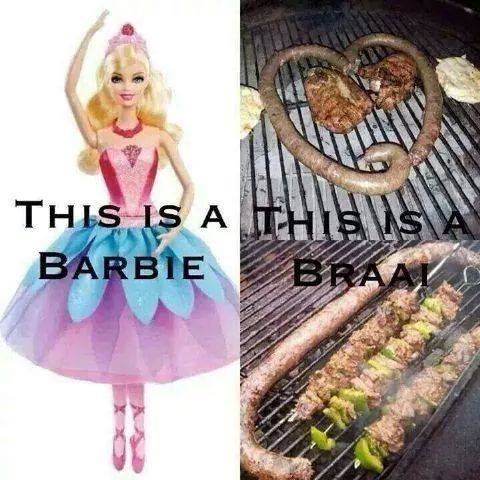 Barbie and a braai
