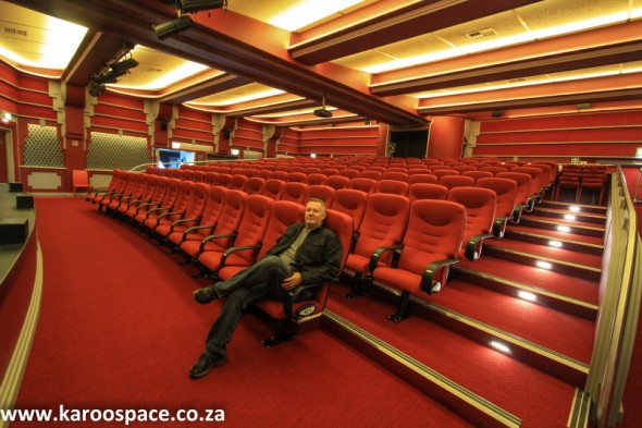 Co-owner Johnny Breedt in his country theatre dream-come-true. 
