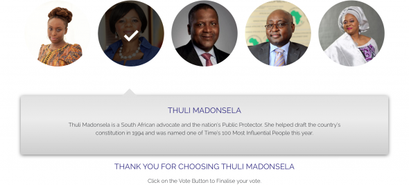 How to Vote for Thuli Madonsela