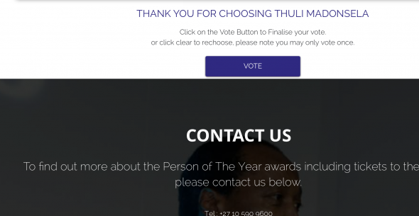 How to Vote for Thuli Madonsela