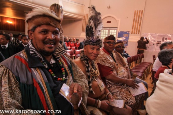 The chiefs of the First Nations attended in their full regalia.