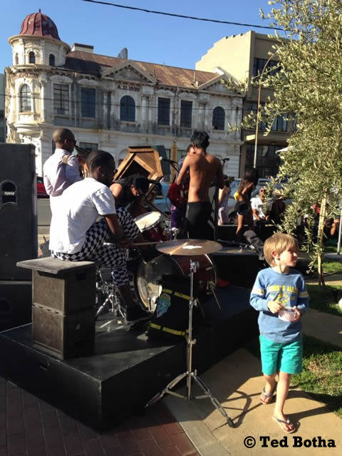 Capturing the essence of possibility at a Sunday concert in Maboneng. 