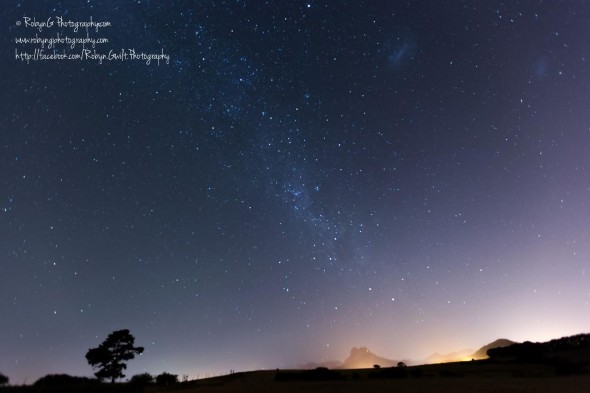 Meteor shower, South Africa