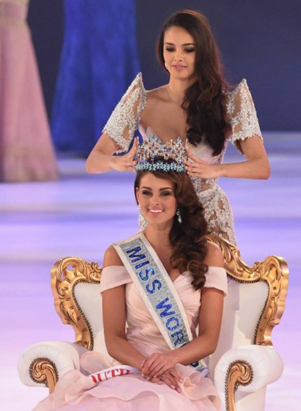 Miss World Rolene Strauss from South Africa