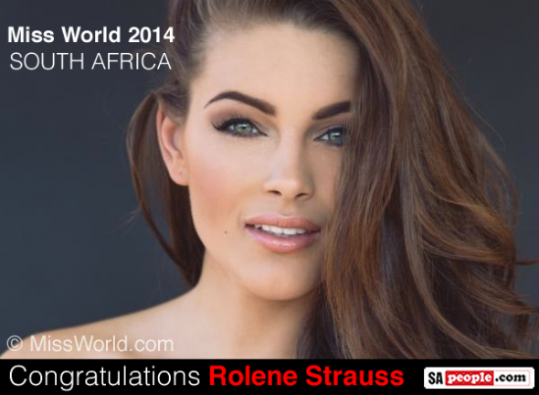 Miss World Rolene Strauss