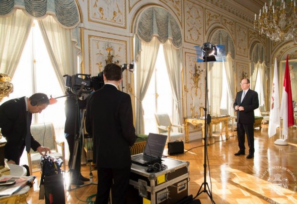 Prince Albert II announces the birth of the royal twins, Monaco