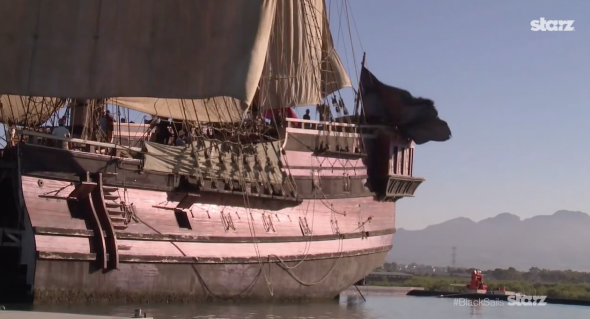 Black Sails, filmed in South Africa