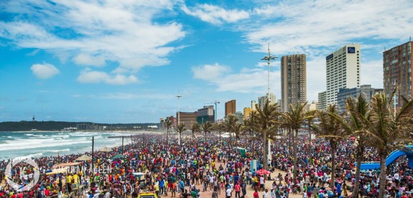 Durban Beach New Year 2015
