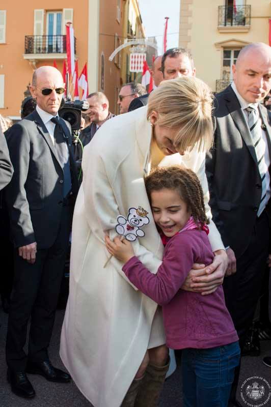Princess Charlene and Prince Albert present royal twins to Monaco residents
