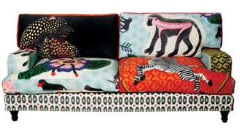 The Qalakabusha – "new beginnings" – sofa, which marked Ardmore's foray into fabric design. (Image: Ardmore Ceramics)