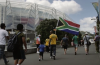 South African cricket supporters