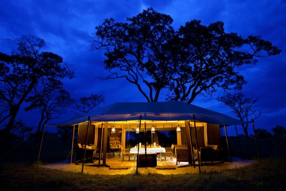 African safari camp