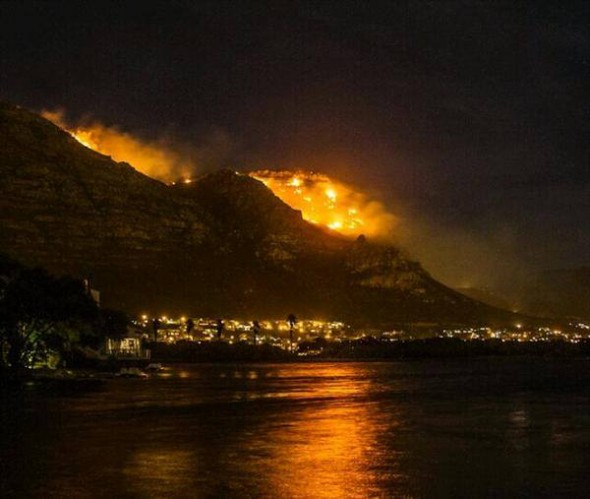 Muizenberg fire, Cape Town