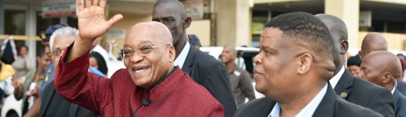 South African President Jacob Zuma visits Chatsworth this week.