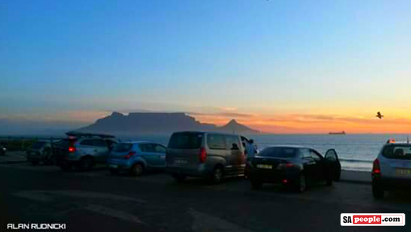 South African cars at the beach