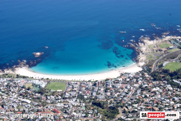 View of Camps Bay from Table Mountain