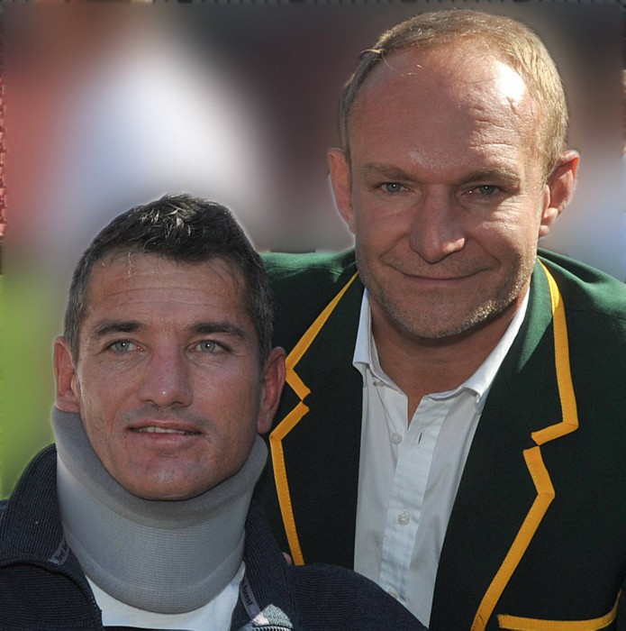 Joost van der Westhuizen and Francois Pienaar