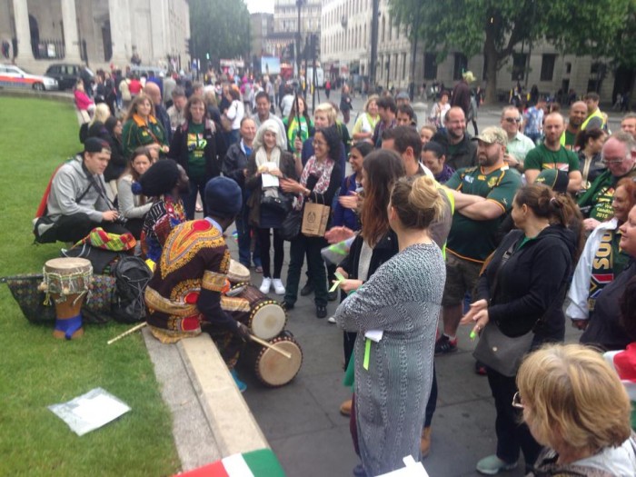 South African March in London 2015