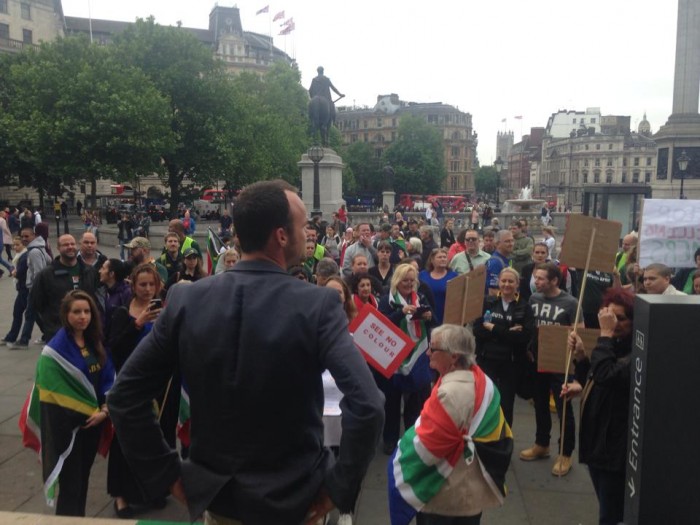 South African March in London 2015