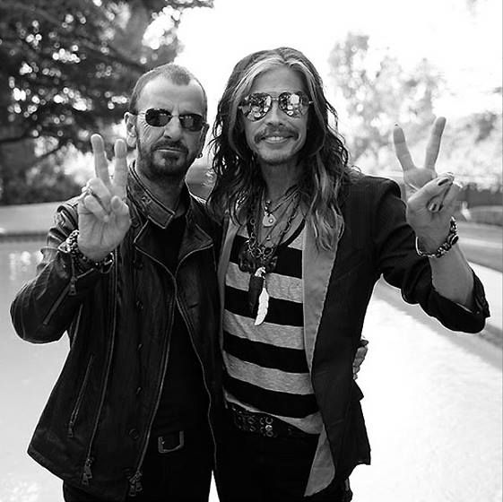 Ringo Starr and Steven Tyler
