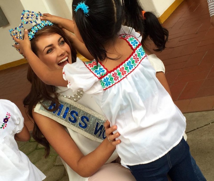 Miss World Rolene Strauss in Mexico
