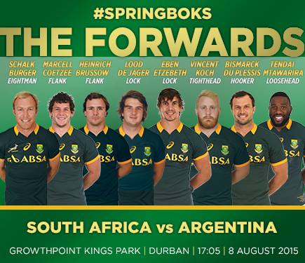 Springboks The Forwards