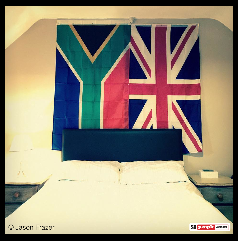 British and South African flags