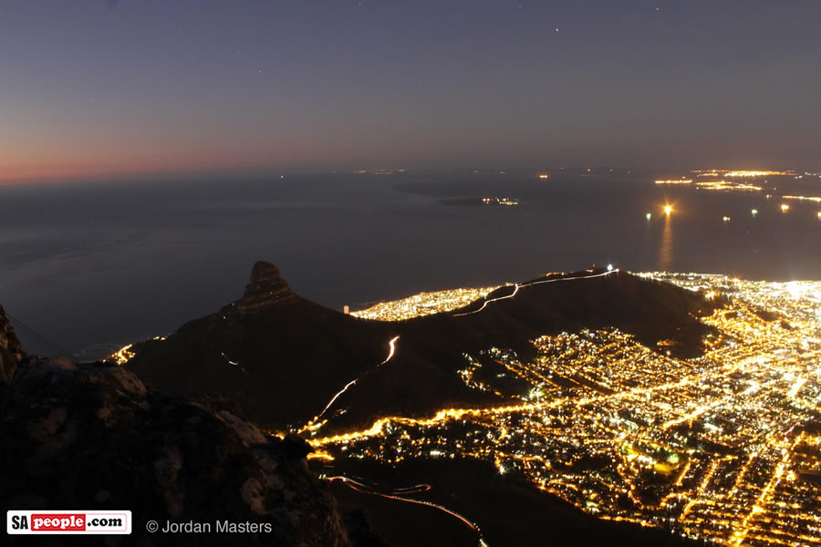 Cape Town night lights