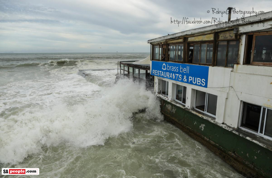 Brass Bell restaurant starts clean-up operations following damage caused by  spring tide